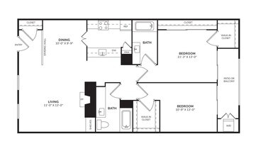 Unit 1435 1435 floor plan